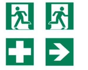 Emergency-escape-signs